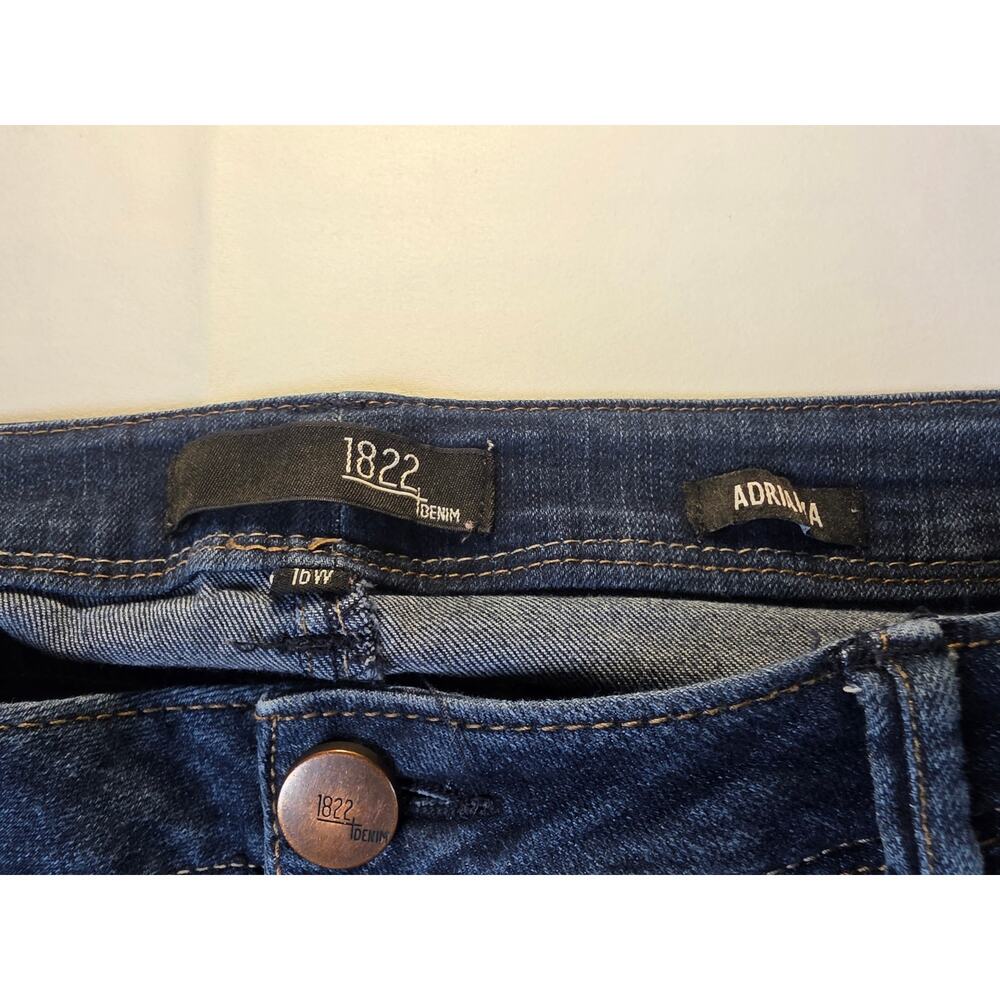 1822 Adrianna Skinny Fit Black Jeans Size 16 - Picture 2 of 8